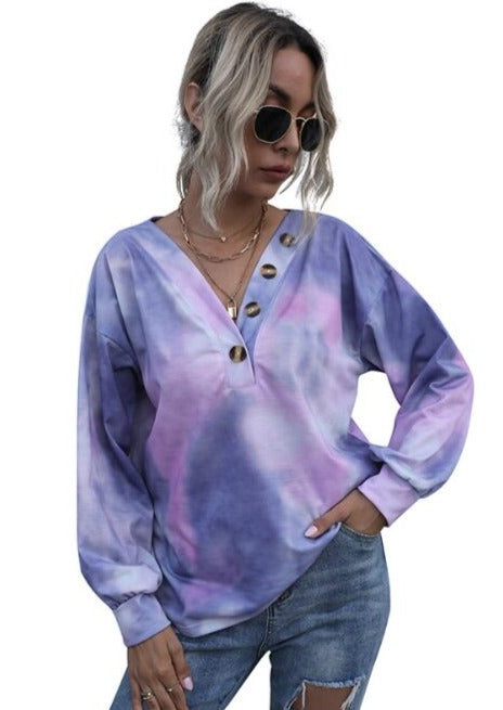 Chic Tie Dye Sweaters Online Offer