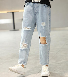 Girls Distressed Jeans Wholesale Online