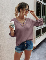 Load image into Gallery viewer, Fashionriva Shopping Knit Sweater Shirts
