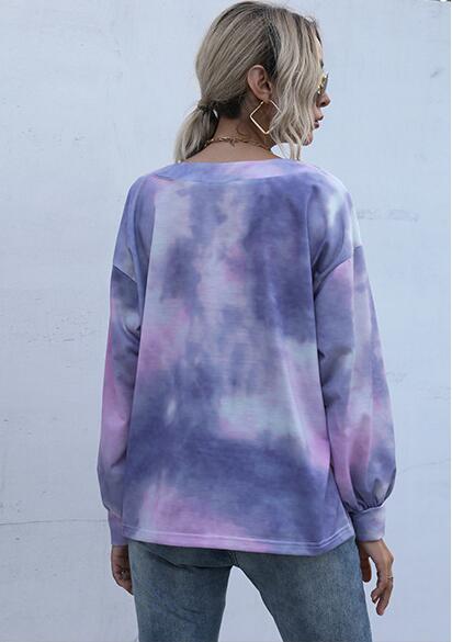 Chic Tie Dye Sweaters Online Offer