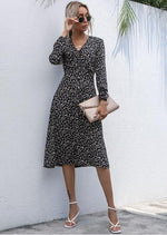 Load image into Gallery viewer, Chic Flower Print Midi Dresses For Your Couture House
