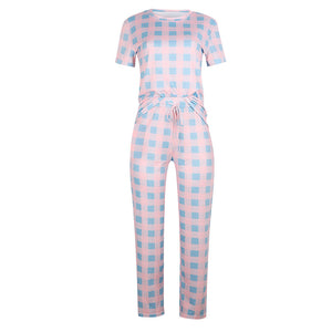 Two Piece Sets Cotton Pajamas Wholesales for Women